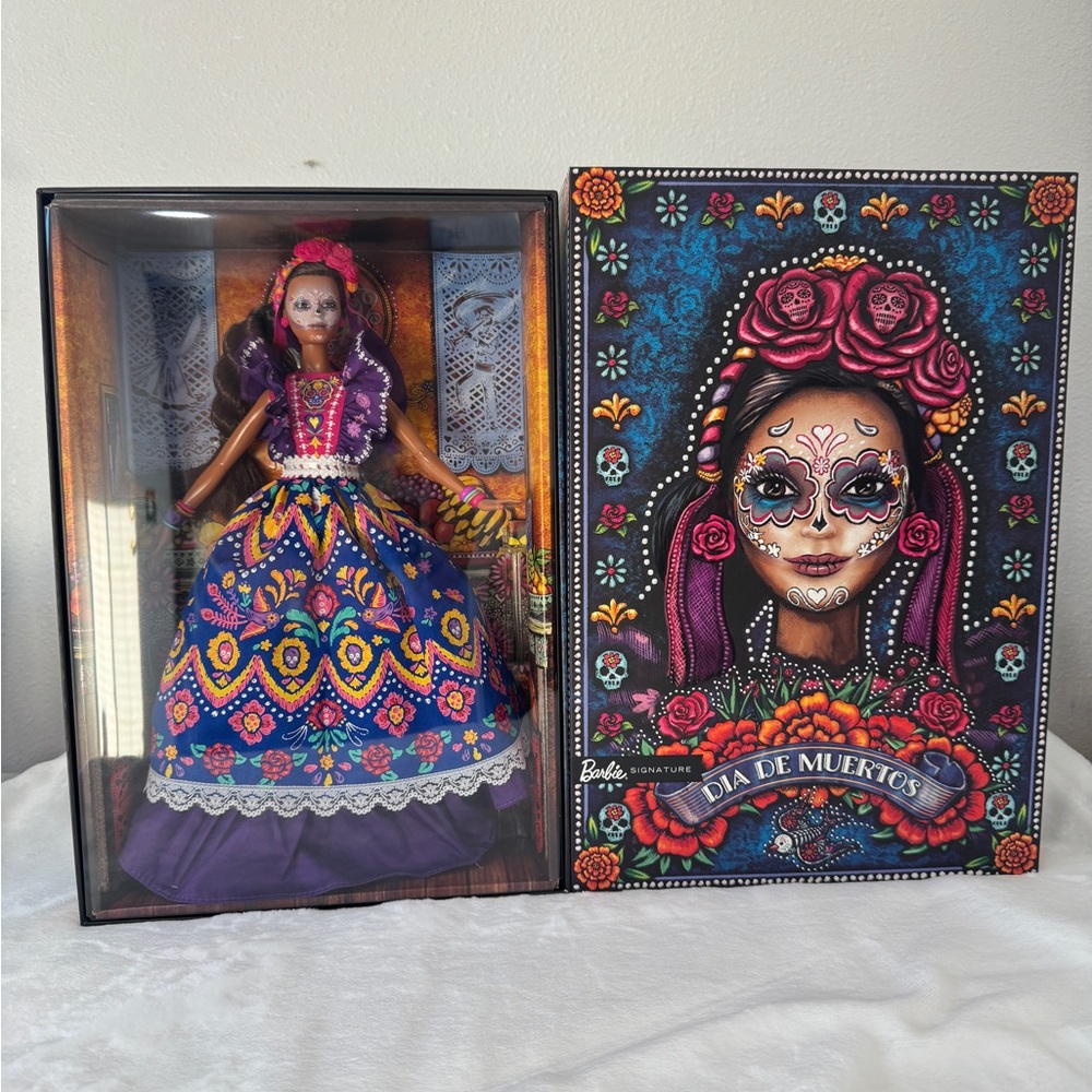 Barbie Dia De Los Muertos 2022 Day of The Dead Doll New.